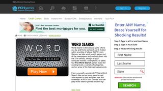Play Free Word Search Online | Play to Win at PCHgames | PCH.com