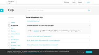 How do I download the pCloud Drive application? | pCloud