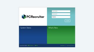 PCRecruiter HTML Interface