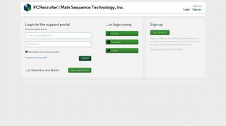 PCRecruiter | Main Sequence Technology, Inc.: Sign into