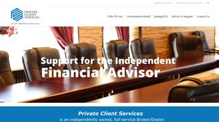Home - Private Client Services, A Full Service Broker-Dealer