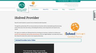 iSolved Provider & Partner| Payroll Controll Systems