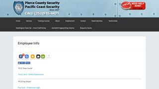 Employee Info | Pierce County Security - Security Guard Services (253 ...