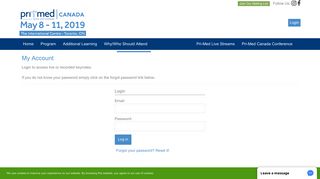my-account | online | pct - Pri-Med Canada