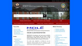 Online Registration - MDLE.net