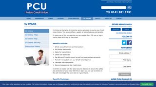CU Online - Pollok Credit Union