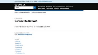Connect to GovWifi - GOV.UK