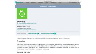 Edivate | Product Reviews | EdSurge