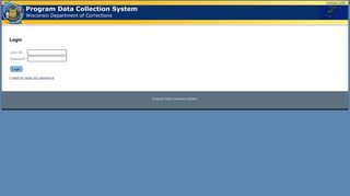 PDC :: Login - Wisconsin Department of Corrections