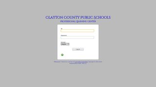 Log In - Clayton County Public Schools