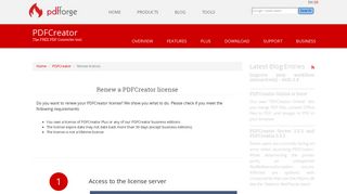 Renew license - pdfforge