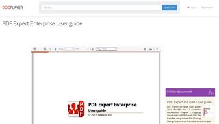 PDF Expert Enterprise User guide - PDF - DocPlayer.net