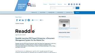 Readdle Launches PDF Expert Enterprise, a Document ... - Marketwired