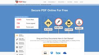 Secure PDF Online | PDFfiller