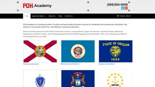 PDH Academy for Contractors: Home