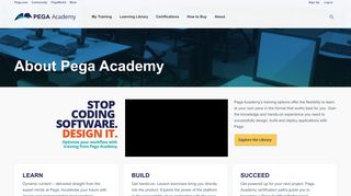About Pega Academy | Pega Academy