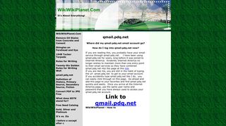 wikiwikiplanet - qmail.pdq.net