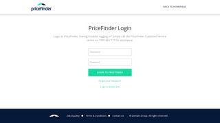 Login - PriceFinder
