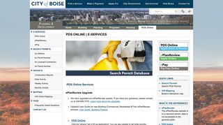 City of Boise | PDS Online | e-Services