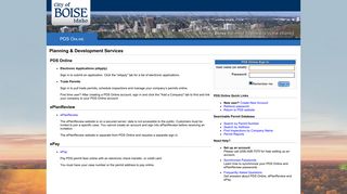 Boise PDS Permits Online