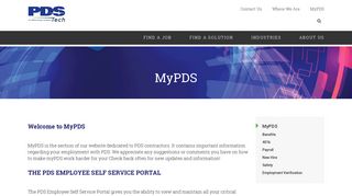 MyPDS - Talent Acquisition Solutions | PDS Tech