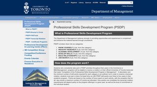 Professional Skills Development Program (PSDP) | Department of ...