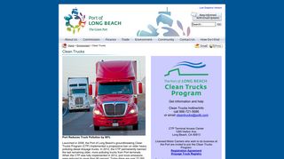 Port of Long Beach - Clean Trucks