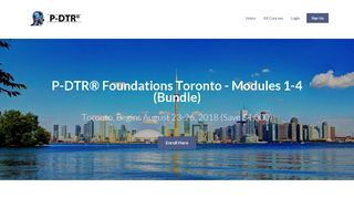 P-DTR® Foundations Modules 1-4 - Toronto | P-DTR® USA