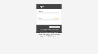 Login Panel - SFASA