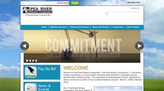 Pea River Electric Cooperative: Welcome