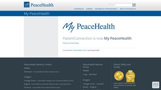 My PeaceHealth | PeaceHealth