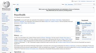 PeaceHealth - Wikipedia