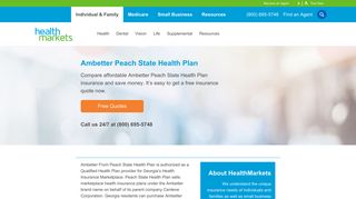 Ambetter Peach State Health Plan | HealthMarkets