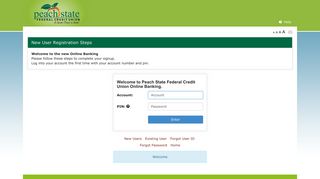 Login - Peach State Federal Credit Union