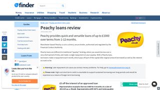 Peachy short-term loans review | January 2019 | finder UK