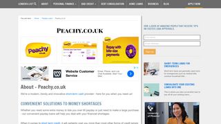 Peachy.co.uk – Payday loans in UK | Lenders List