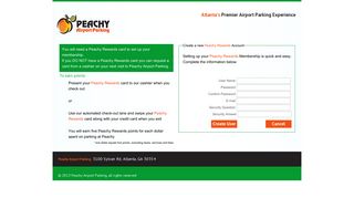 Peachy Rewards Create User - Peachy Rewards Login