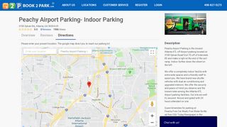 Driving Directions to Peachy Airport Parking- Indoor Parking ...