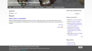 pealbase | Learning to Ring Handbells