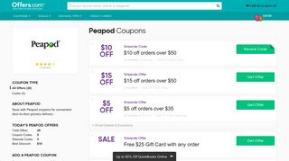 $15 off Peapod Coupons & Promo Code + Free Shipping 2019