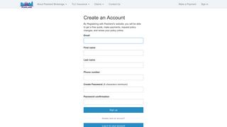 Create an Account - Pearland Brokerage
