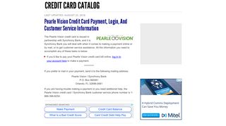 Pearle Vision Credit Card Payment, Login, and Customer Service ...