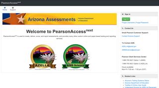 - Arizona - PearsonAccess Next