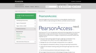 PearsonAccess - Pearson Assessments