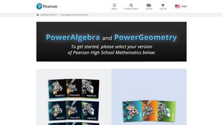 PowerAlgebra & PowerGeometry - Pearson School