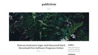Pearson Instructor Login And Password Hack Download Free ...
