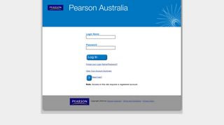 Pearson Australia - Site login