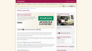 Pearson Online Learning: Featuring Pearson LearningStudio ...
