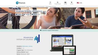 Pearson System of Courses Math and Literacy Program | Pearson K ...