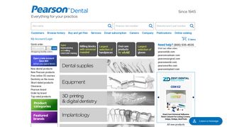 Pearson Dental Supply: Dental Supplies, Equipment, Service ...